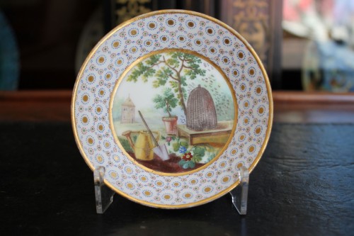 XVIIIe siècle - Tasse litron 3e grandeur en porcelaine tendre de Sèvres, XVIIIe siècle