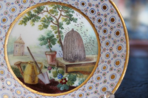 Louis XV - Tasse litron 3e grandeur en porcelaine tendre de Sèvres, XVIIIe siècle