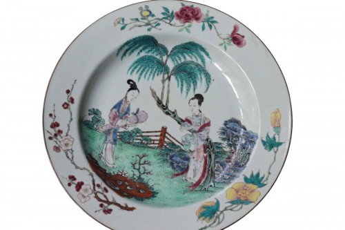 Chinese porcelain dish, Yongzheng period (1723-1735)