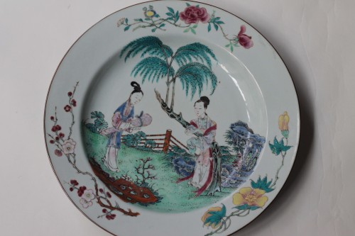 Chinese porcelain dish, Yongzheng period (1723-1735) - Porcelain & Faience Style Louis XV