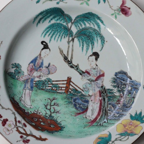 Chinese porcelain dish, Yongzheng period (1723-1735) - 