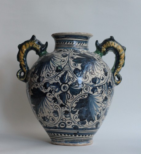 Large Jar in Montelupo majolica, 17th century - 