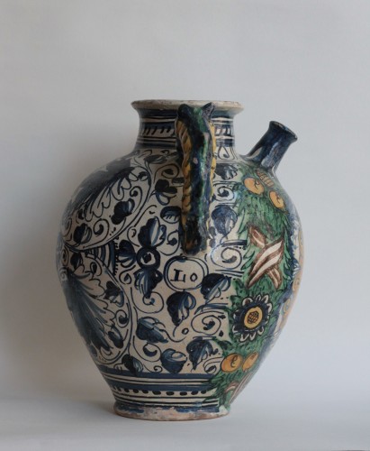 Large Jar in Montelupo majolica, 17th century - Louis XIII
