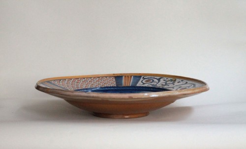 Dish in Deruta majolica (Italy) with Saint Francis of Assis, 16th c. - 