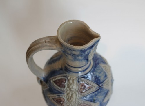 Ovoid stoneware jug from the Westerwald region, circa 1650-75, 17th century - Louis XIV