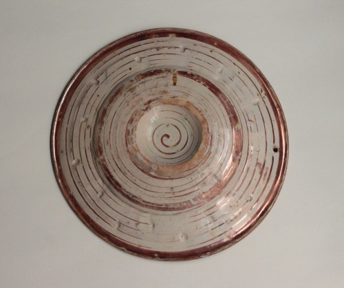Hispano-Moorish earthenware dish, Seville late 15th–early 16th century - 
