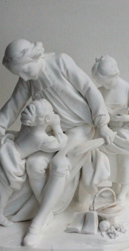 Louis XV - A soft-paste porcelain figurine from Sèvres depicting a schoolteacher, circa 1762