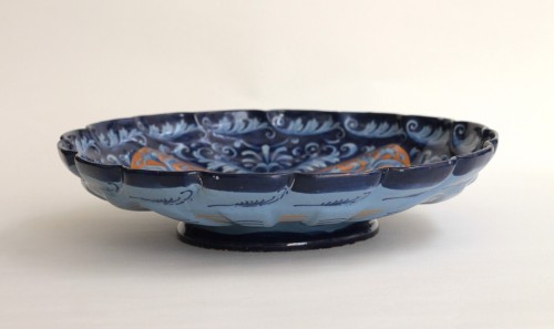 Faenza majolica crespina with an “a quartieri” design, circa 1535–45 - Renaissance