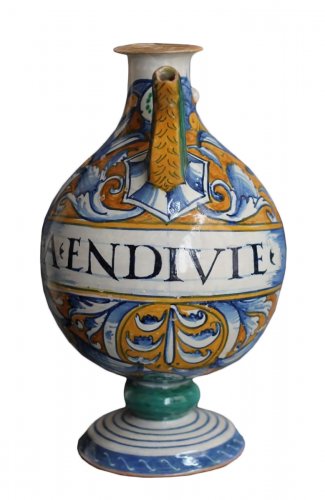 Chevrette en majolique - Deruta vers 1530