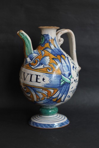 Chevrette en majolique - Deruta vers 1530 - Céramiques, Porcelaines Style Renaissance