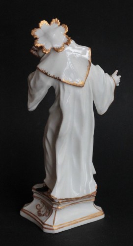 Statuette Meissen "Sainte Thérèse d'Avila" - Céramiques, Porcelaines Style 
