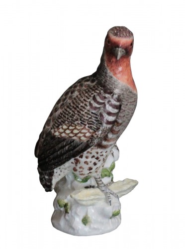 Oiseau perdrix en porcelaine de Berlin vers 1766 / 1767