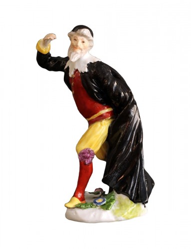 Porcelaine de Meissen - Statuette représentant Pantalone