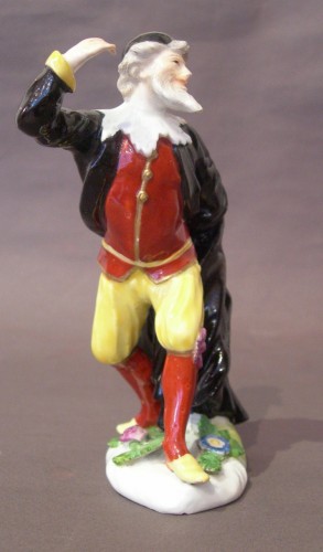 Porcelaine de Meissen - Statuette représentant Pantalone - Céramiques, Porcelaines Style 