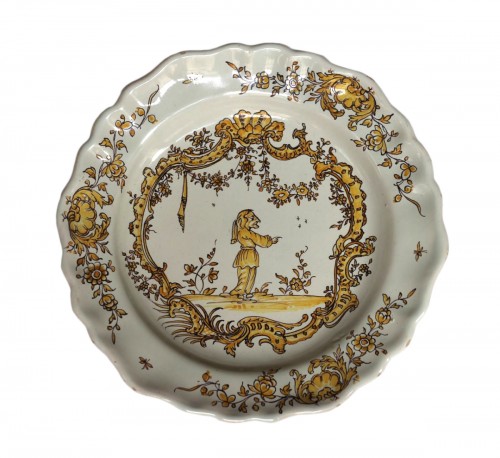 Angoulême (France) plate, end of the 18th century