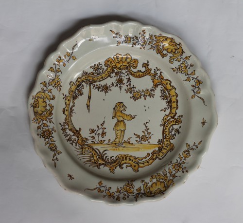 18th century - Angoulême (France) plate, end of the 18th century