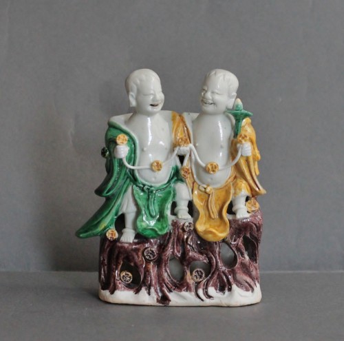 Children HoHo in China Porcelain, Second Half of the 17th Century - Asian Works of Art Style 