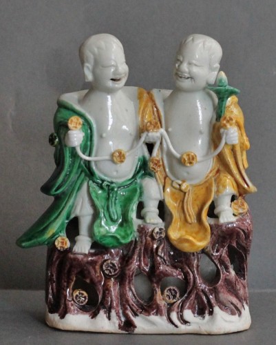 Antiquités - Children HoHo in China Porcelain, Second Half of the 17th Century