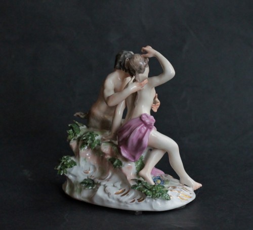 Groupe en porcelaine de Meissen, modèle de J.J. Kandler, XVIIIe siècle. - JM Béalu & Fils