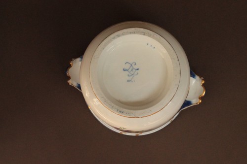 Sevres porcelain bottle seal - 