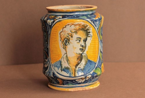 Albarello en majolique de Venise - Céramiques, Porcelaines Style Renaissance