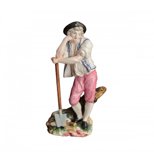 Large earthenware figurine from Niderviller 