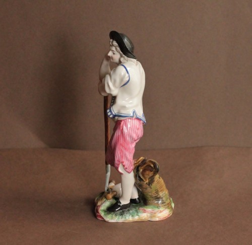 Porcelain & Faience  - Niderviller earthenware gardener, 18th century