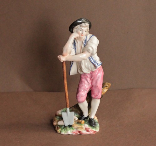 Niderviller earthenware gardener, 18th century - 