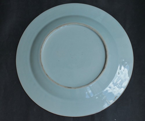 XVIIIe siècle - Le Jugement de Paris décor d'une assiette en porcelaine de Chine, 18e siècle