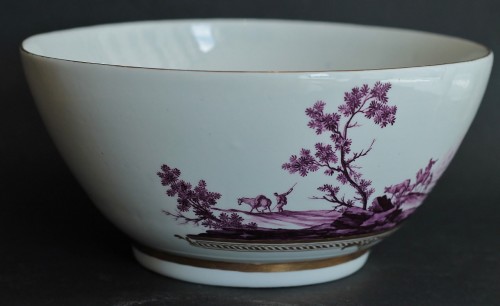 Grand bol en porcelaine de Tournai - JM Béalu & Fils