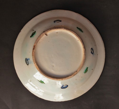 17th century - Iznik siliceous ceramic dish, early 17th century