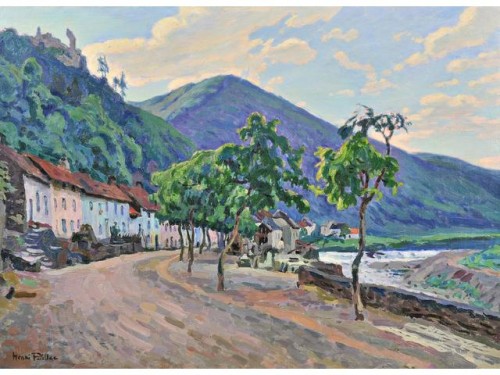 Pierre Henri Gabriel PAILLER 1876-1954) - Paysage de montagne