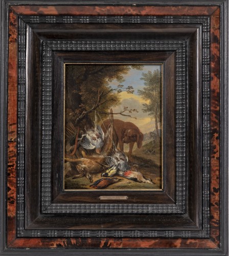 Adrian de Gryef  (1670-1715) - Hunting dogs & The game trophy