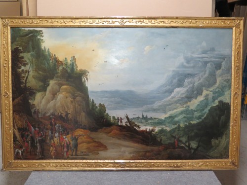 Joost de MOMPER 1564 - 1635) - A mountainous landscape - Paintings & Drawings Style 