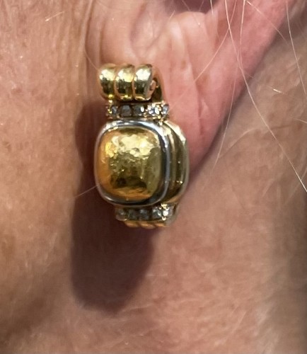 Chaumet - Parure collier et boucles d'oreilles, en perles or et diamants - Joëlle Lasry