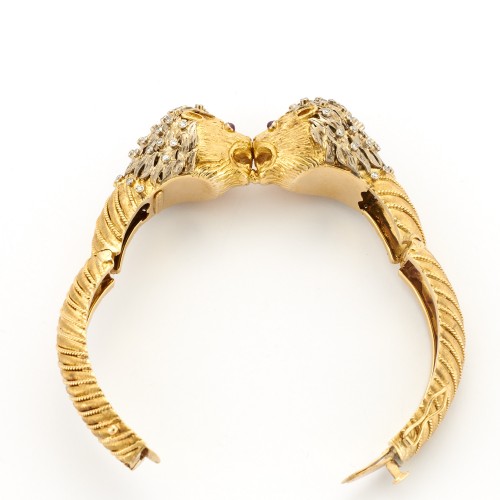 Bracelet or et diamants signé LALAOUNIS - Joëlle Lasry