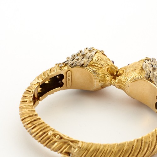 XXe siècle - Bracelet or et diamants signé LALAOUNIS