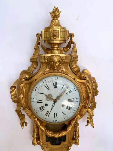 Horlogerie Cartel - Cartel Louis XVI en bronze doré