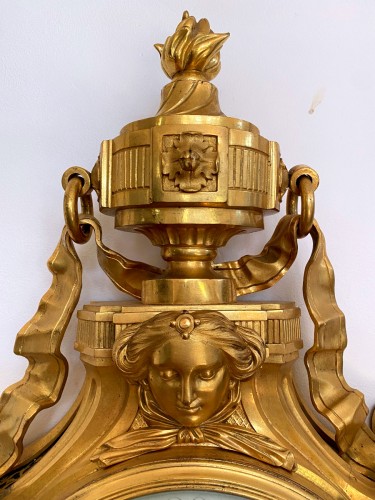 Louis XVI gilt bronze cartel - 