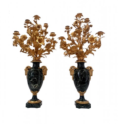 Pair of Napoleon III candelabras