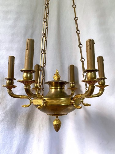 Empire ormolu chandelier - Lighting Style Empire