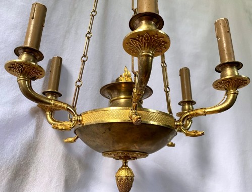 Lighting  - Empire ormolu chandelier