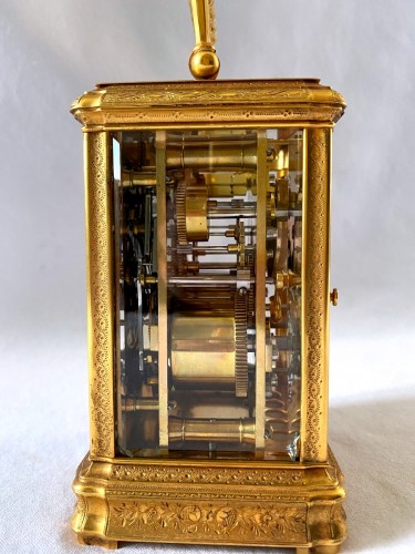 Antiquités - Pendule d'officier signée Leroy