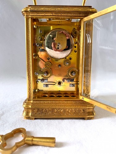 Antiquités - Pendule d'officier signée Leroy
