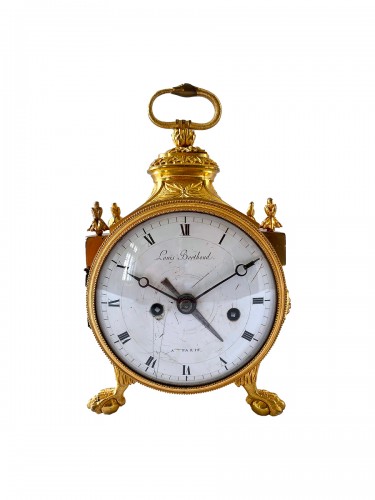 Louis XVI officer&#039;s clock signed Berthoud