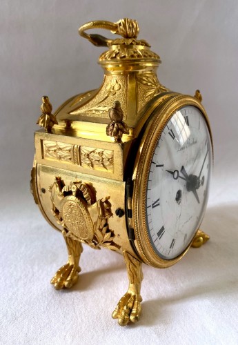Horology  - Louis XVI officer&#039;s clock signed Berthoud