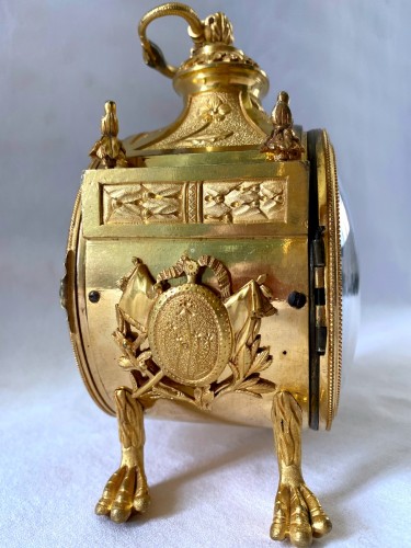 Pendule d'officier louis XVI signée Berthoud - Jullion Antiquités