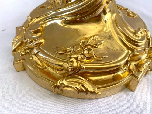 XVIIIe siècle - Paire de flambeaux Louis XV attribuable à François Thomas Germain