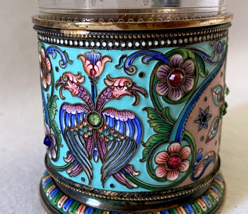 Fabergé cup in vermeil and enamel - 