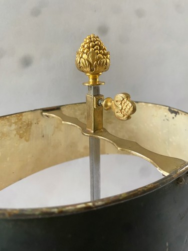 Antiquités - Lampe bouillotte Louis XVI en bronze doré